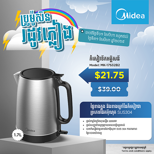 Midea Kettle (1.7L)
